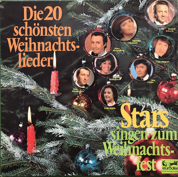 Cover Various - Stars Singen Zum Weihnachtsfest - Die 20 Schönsten Weihnachtslieder (LP, Club, gol) Schallplatten Ankauf