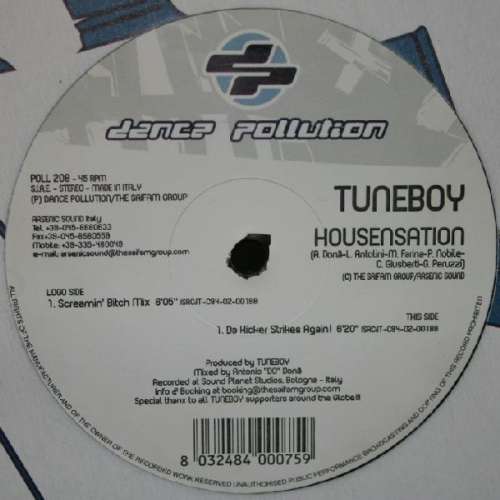 Cover Tuneboy - Housensation (12) Schallplatten Ankauf