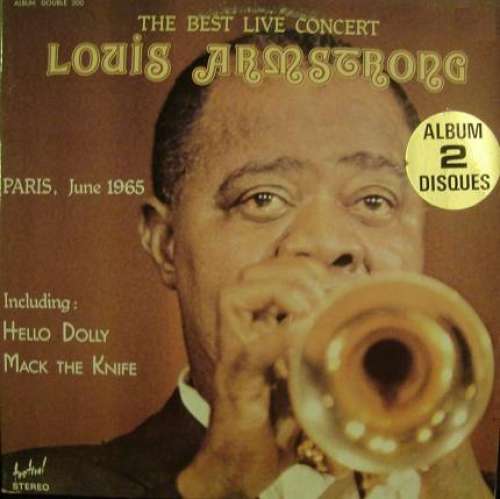 Cover Louis Armstrong - The Best Live Concert (2xLP, Album, Gat) Schallplatten Ankauf
