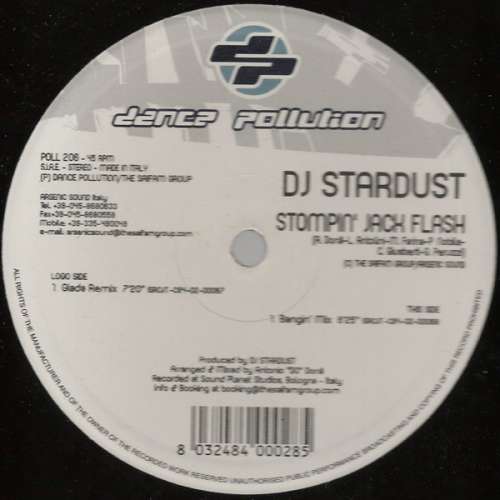 Cover DJ Stardust - Stompin' Jack Flash (12) Schallplatten Ankauf