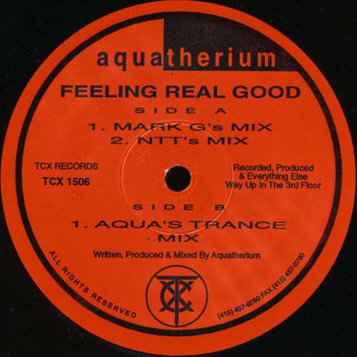 Cover Aquatherium - Feeling Real Good (12) Schallplatten Ankauf