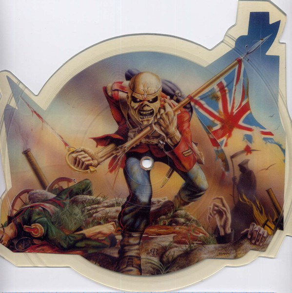Cover Iron Maiden - The Trooper (7, Shape, Single, Pic, V) Schallplatten Ankauf