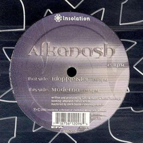 Cover Alkanash - Klopfgeister / Moderna (12) Schallplatten Ankauf