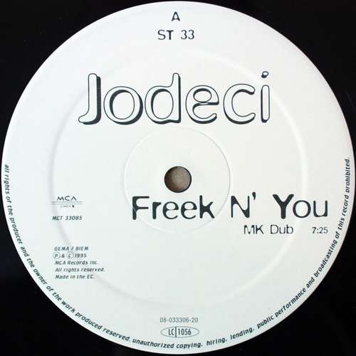 Cover Jodeci - Freek 'n You (12) Schallplatten Ankauf