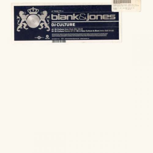 Cover Blank & Jones - DJ Culture (12) Schallplatten Ankauf