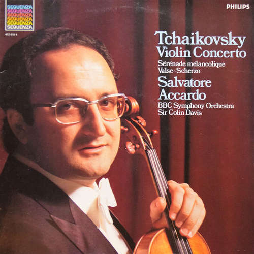 Cover Tchaikovsky* - Salvatore Accardo, BBC Symphony Orchestra, Colin Davis* - Violin Concerto  (LP, RP) Schallplatten Ankauf