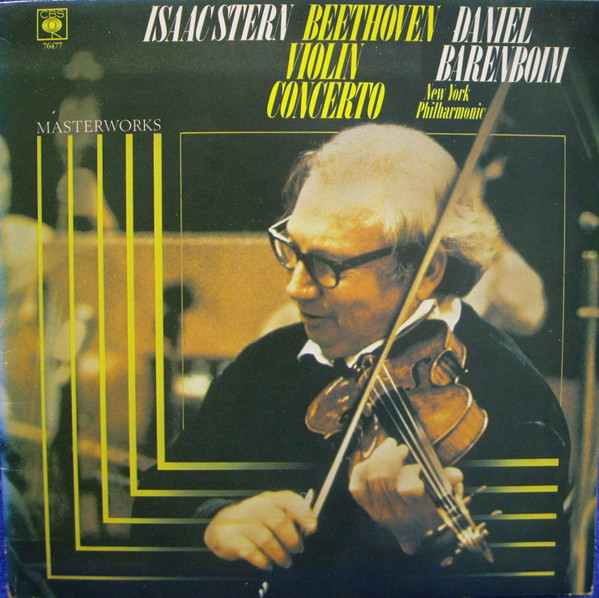 Cover Beethoven* - Isaac Stern, Daniel Barenboim, New York Philharmonic* - Violin Concerto (LP, Album) Schallplatten Ankauf