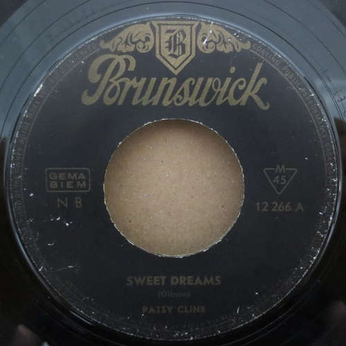 Cover Patsy Cline - Sweet Dreams / Back In Baby's Arms (7, Single) Schallplatten Ankauf