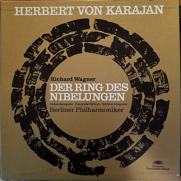 Cover Richard Wagner - Herbert von Karajan, Berliner Philharmoniker - Der Ring Des Nibelungen (Gesamtausgabe) (19xLP + Box) Schallplatten Ankauf