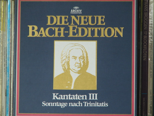 Cover Johann Sebastian Bach, Karl Richter - Die Neue Bach-Edition - Kantaten III - Sonntage nach Trinitatis (12xLP + Box, Comp) Schallplatten Ankauf