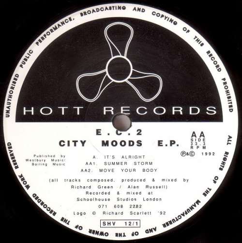 Cover E. C. 2 - City Moods E.P. (12, EP) Schallplatten Ankauf