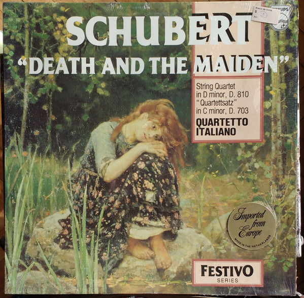Cover Schubert* - Quartetto Italiano - Death And The Maiden (LP) Schallplatten Ankauf