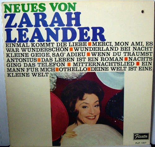Cover Zarah Leander - Neues Von Zarah Leander (LP, Hi-) Schallplatten Ankauf
