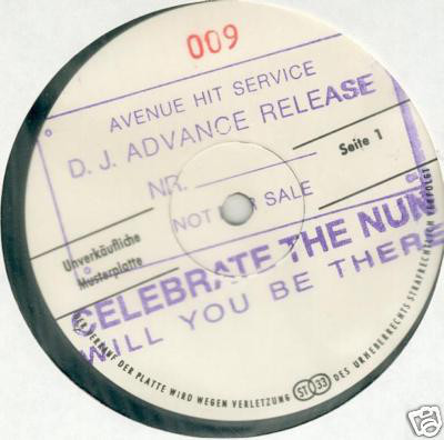 Cover Celebrate The Nun - Will You Be There (12, Promo, TP) Schallplatten Ankauf