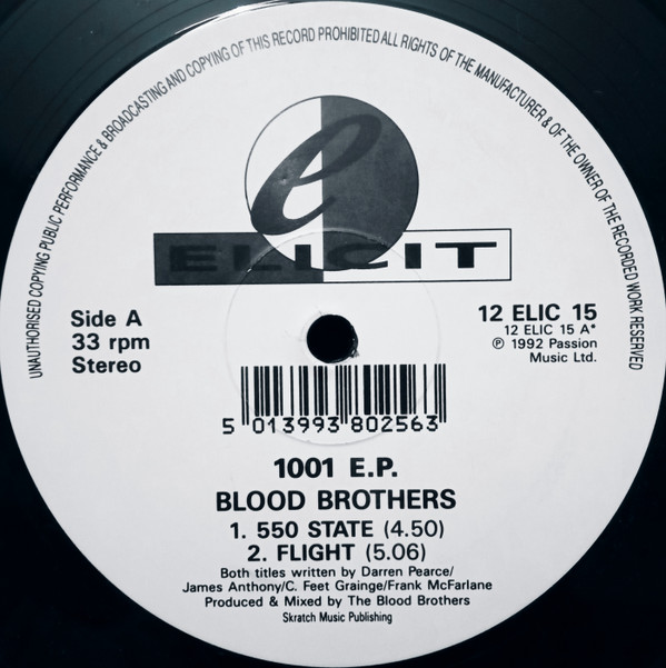 Cover Blood Brothers (2) - 1001 E.P. (12, EP) Schallplatten Ankauf