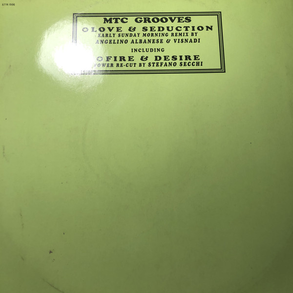 Cover MTC Grooves - Love & Seduction / Fire & Desire (12) Schallplatten Ankauf