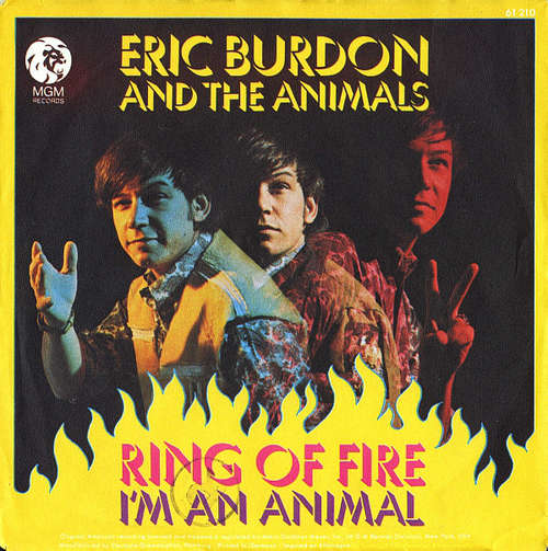 Cover Eric Burdon And The Animals* - Ring Of Fire / I'm An Animal (7, Single) Schallplatten Ankauf