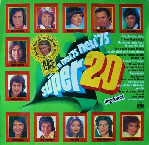 Cover Various - Super 20 - Neu '75 (LP, Comp) Schallplatten Ankauf