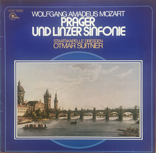 Cover Wolfgang Amadeus Mozart, Staatskapelle Dresden, Otmar Suitner - Prager Und Linzer Sinfonie (LP) Schallplatten Ankauf
