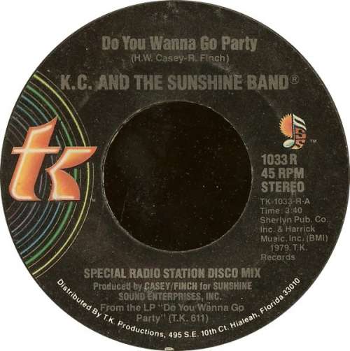 Cover KC & The Sunshine Band - Do You Wanna Go Party / Come To My Island (7) Schallplatten Ankauf