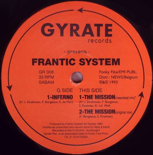 Cover Frantic System - Inferno (12) Schallplatten Ankauf