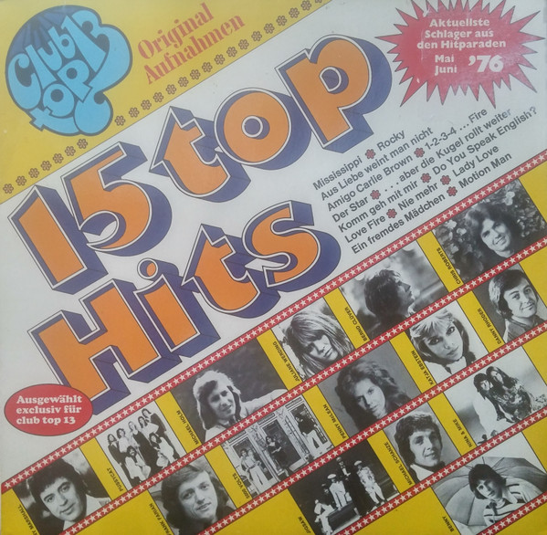 Cover Various - 15 Top Hits - Aktuellste Schlager Aus Den Hitparaden Mai Juni '76 (LP, Comp) Schallplatten Ankauf
