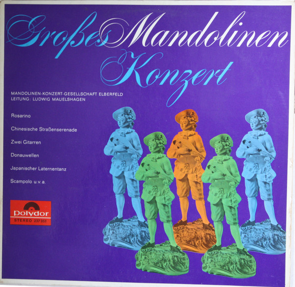 Bild Ludwig Mauelshagen, Mandolinen Konzert Gesellschaft Elberfeld - grosses Mandolinenkonzert (LP) Schallplatten Ankauf