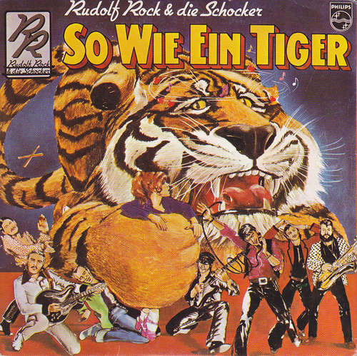 Cover Rudolf Rock & Die Schocker - So Wie Ein Tiger (7, MiniAlbum, Clu) Schallplatten Ankauf