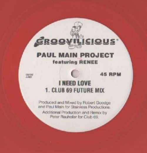 Cover Paul Main Project Featuring Renee* - I Need Love (12, Promo, Red) Schallplatten Ankauf