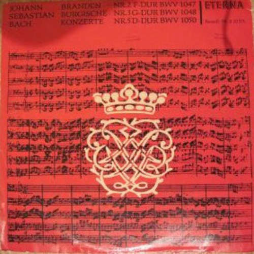 Cover Johann Sebastian Bach - Brandenburgische Konzerte (LP, Mono) Schallplatten Ankauf