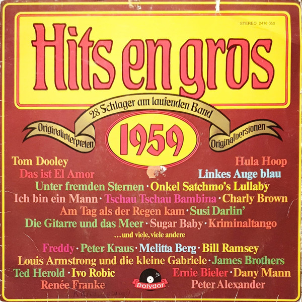 Cover Various - Hits En Gros 1959 (LP, Comp, Mono) Schallplatten Ankauf