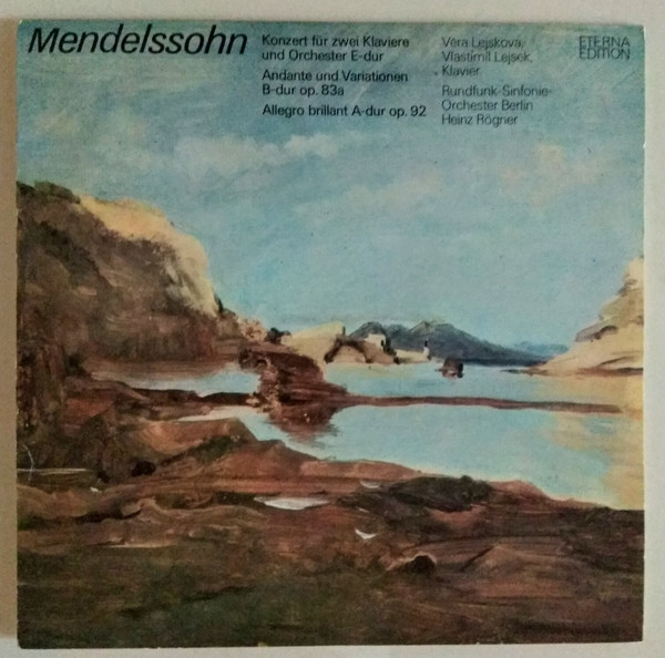 Cover Mendelssohn* - Konzert Für Zwei Klaviere Und Orchester E-dur, Andante Und Variationen B-dur Op. 83a, Allegro Brillant A-dur Op. 92  (LP, Album) Schallplatten Ankauf