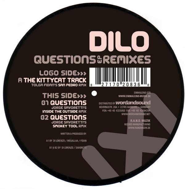 Cover Dilo - Questions EP Remixes (12, EP) Schallplatten Ankauf