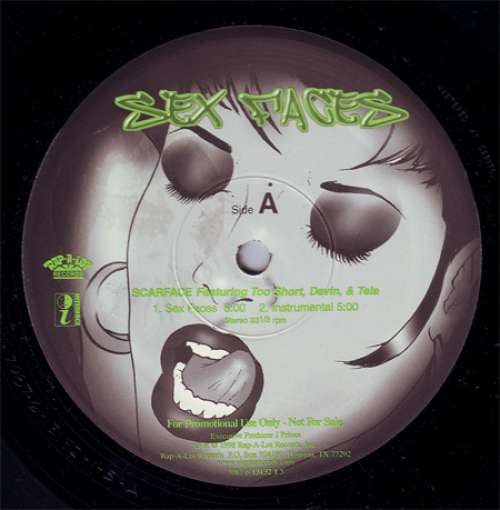 Cover Scarface (3) - Sex Faces / Boo Boo'n / South Side (12, Promo) Schallplatten Ankauf