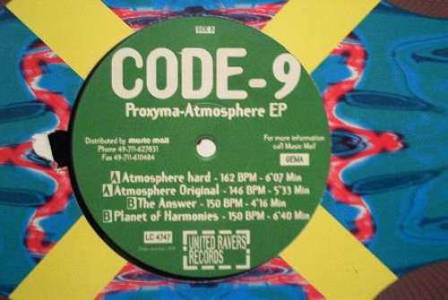 Cover Code-9 / Proxyma - Atmosphere EP (12, EP) Schallplatten Ankauf