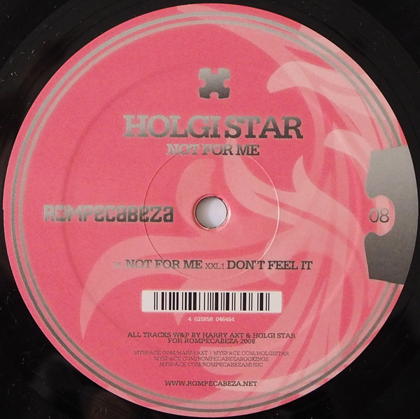 Cover Holgi Star - Not For Me (12) Schallplatten Ankauf