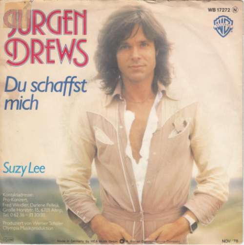 Cover Jürgen Drews - Du Schaffst Mich (7, Single) Schallplatten Ankauf