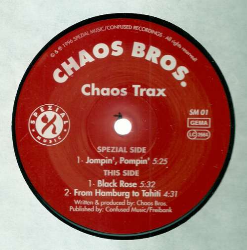 Cover Chaos Bros. - Chaos Trax (12) Schallplatten Ankauf