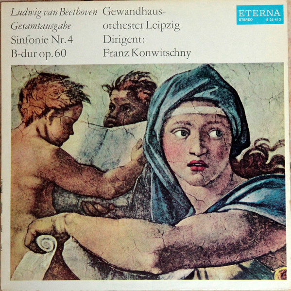 Cover Ludwig van Beethoven - Gewandhausorchester Leipzig, Franz Konwitschny - Sinfonie Nr. 4 B-dur Op. 60 (LP, RE) Schallplatten Ankauf