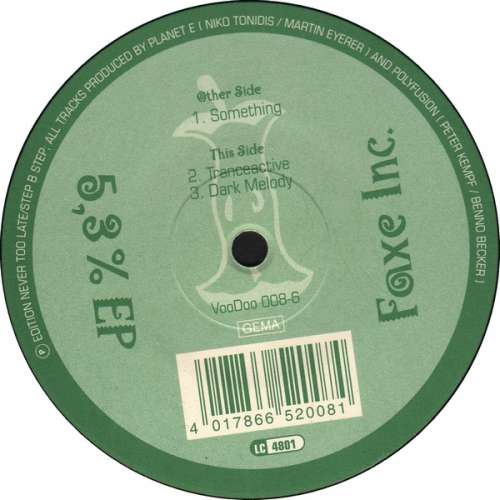 Cover Faxe Inc. - 5,3 % EP (12, EP) Schallplatten Ankauf