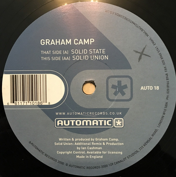 Cover Graham Camp - Solid Union (12) Schallplatten Ankauf