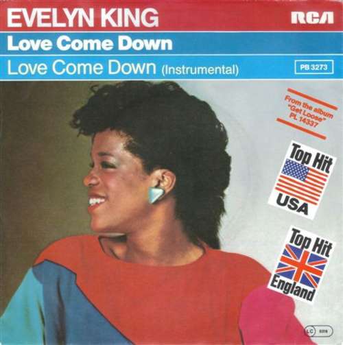 Cover Evelyn King - Love Come Down (7, Single) Schallplatten Ankauf
