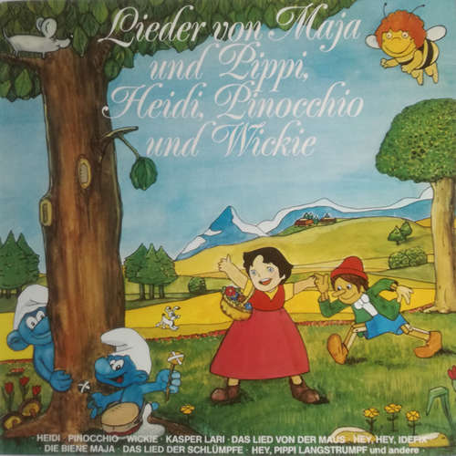 Cover Various - Lieder von Maja und Pipi, Heidi, Pinocchio und Wickie (LP, Comp) Schallplatten Ankauf