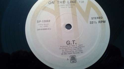 Cover G.T.* - On The Line (12) Schallplatten Ankauf