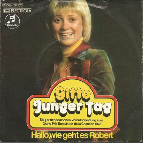 Cover Gitte* - Junger Tag (7, Single) Schallplatten Ankauf