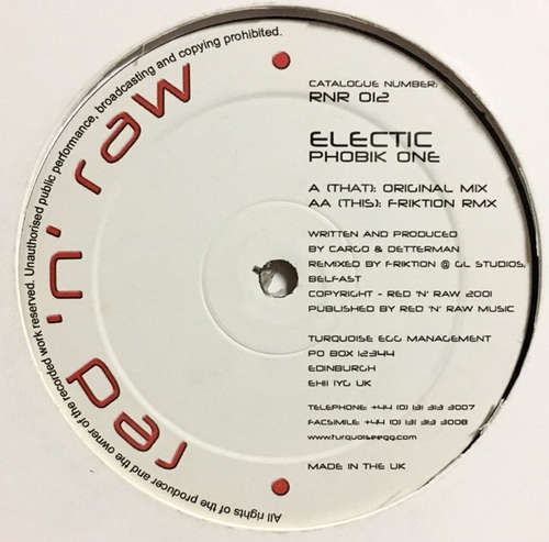 Cover Electic - Phobik One (12) Schallplatten Ankauf
