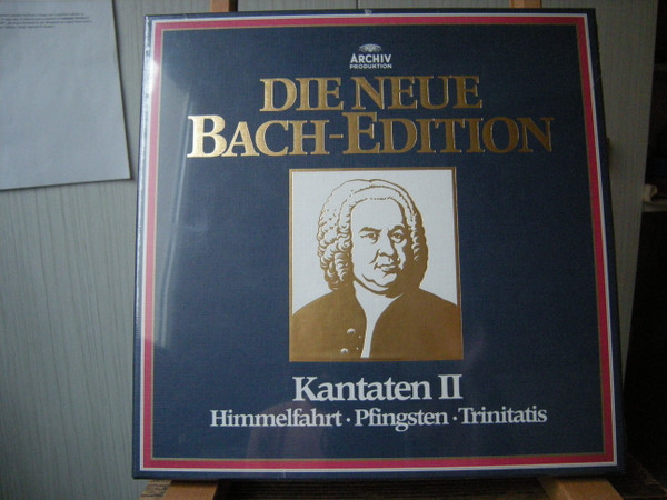Cover Johann Sebastian Bach - Die Neue Bach-Edition - Kantaten II - Himmelfahrt . Pfingsten . Trinitatis (12xLP + Box, Comp, RE) Schallplatten Ankauf