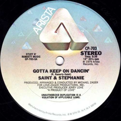 Cover Saint* & Stephanie* - Gotta Keep On Dancin' (12) Schallplatten Ankauf