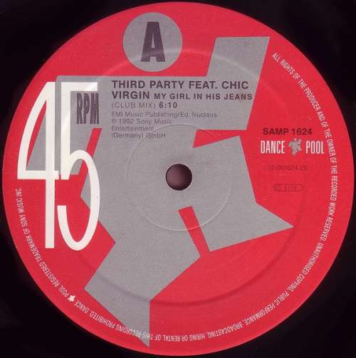 Cover Third Party Feat. Chic Virgin - My Girl In His Jeans (12, Promo) Schallplatten Ankauf