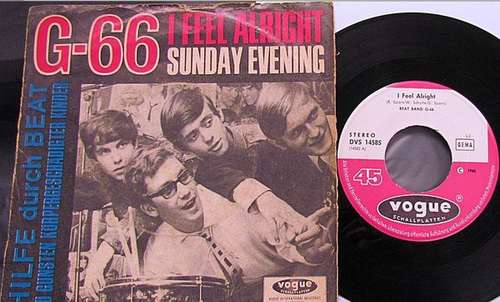 Cover Beat Band G-66* - I Feel Alright / Sunday Evening (7, Single) Schallplatten Ankauf